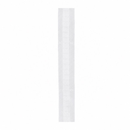 bande de pli de rideau couleur blanche largeur 30 mm longueur 3.60 mètres
