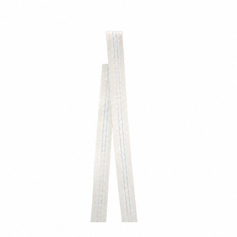 White pleat tape for flat pleats – 25 mm wide
