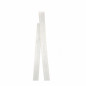 White pleat tape for flat pleats – 25 mm wide