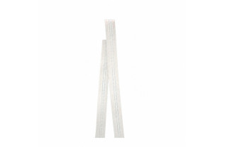 Ruban blanc de 25 mm pour réaliser des plis plats dans un voilage