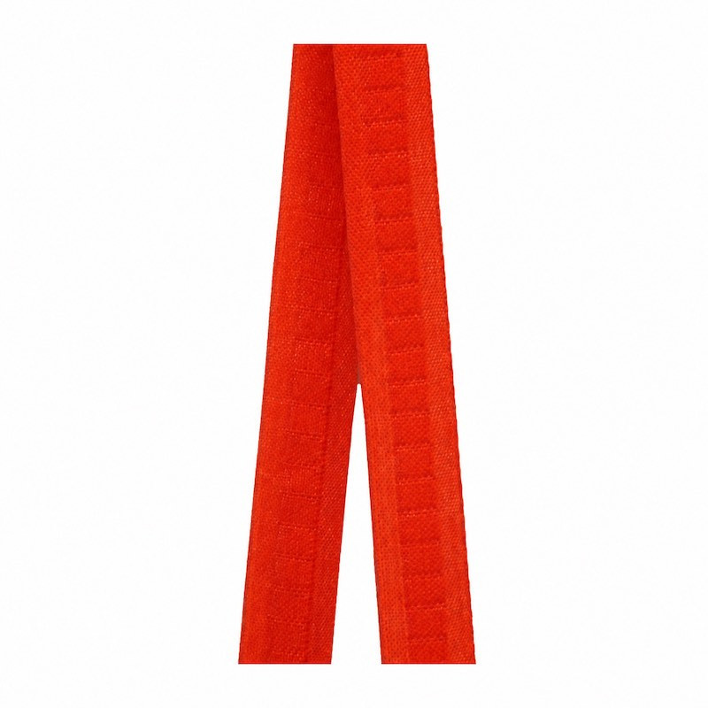 curtain pleat band color orange width 25 mm