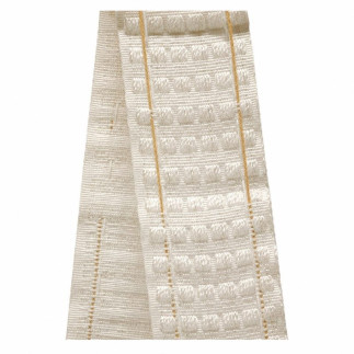 ruban fronceur type ruflette 70 mm de rideaux couleur blanche 4.80 mètres
