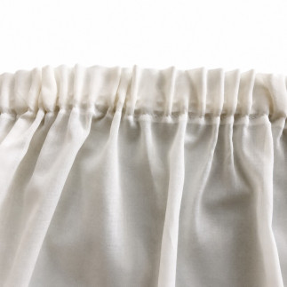 White curtain gathering tape – 25 mm wide