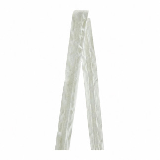 Ruban fronceur blanc de 25 mm avec cordons en rouleaux de 5, 10 et 25 mètres