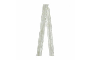 Ruban fronceur blanc de 25 mm avec cordons en rouleaux de 5, 10 et 25 mètres