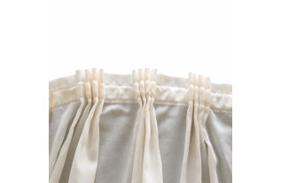 Ruban fronceur blanc quatre plis 25 mm | Decoration