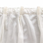 White three-pleat gathering tape – 30 mm wide – 4.50 metres