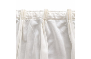 White three-pleat tape 30 mm × 4.50 m | Decoration