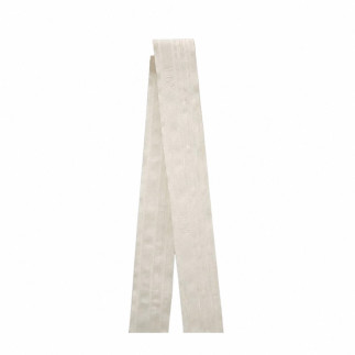 White 45 mm gathering tape for creating two pleats in sheer curtains and drapes