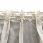 White two-pleat gathering tape – 45 mm wide