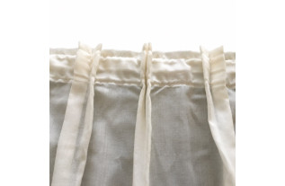 Ruban fronceur blanc deux plis 45 mm | Decoration