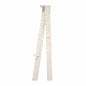 Transparent and white Roman blind ring tape – 15 mm wide
