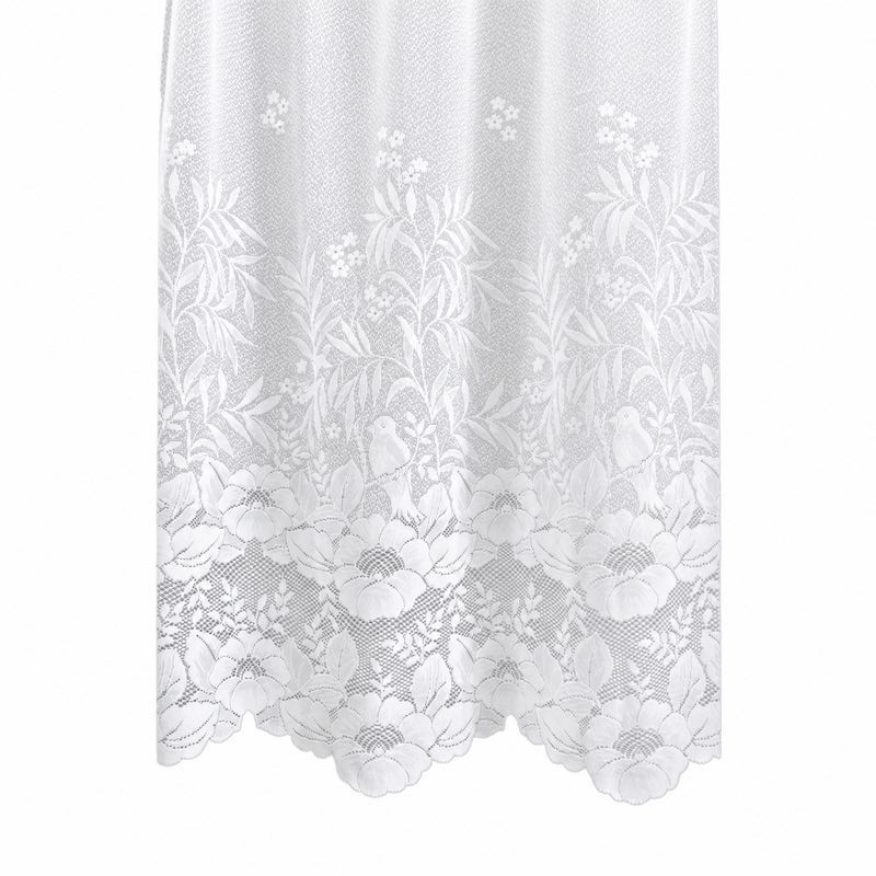 sheer fabric Jacquard with flowers and bird coupon 3 meters