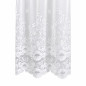 Vitrage Jacquard met bloemen en vogel coupon 3 meter