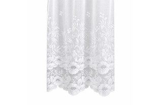 sheer fabric Jacquard with flowers and bird coupon 3 meters