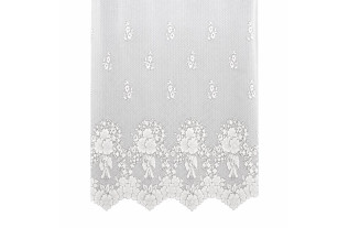 Jacquard vitrage met strikmotief 145 cm | Decoration