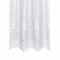 White jacquard net curtain with bow motif – 145 cm high White jacquard net curtain with bow motif – 145 cm high