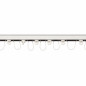 White Wave gliders on cord, 8 cm spacing – sold by the metre