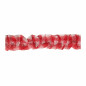 Gerimpelde sierband rood-wit geruit – breedte 3 cm Gerimpelde sierband rood-wit geruit – breedte 3 cm