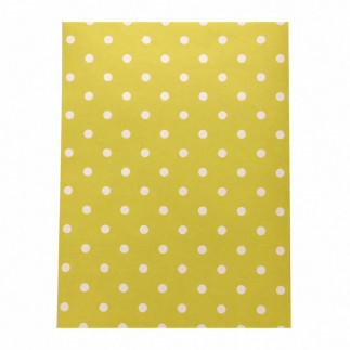 wallpaper dots lemon and white
