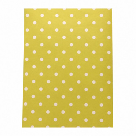 wallpaper dots lemon and white