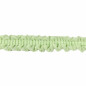 Galon froncé en voile vert clair – largeur 3 cm