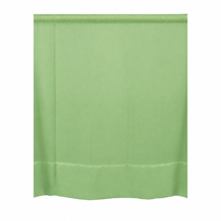 Voilage prêt à poser vert clair – hauteur 95 cm × largeur 10,10 m