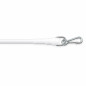 White curtain draw rod with handle – 100 cm White curtain draw rod with handle – 100 cm