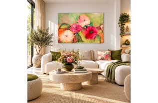 Verweven bloei schilderij – Irene Sijnesael | Decoration