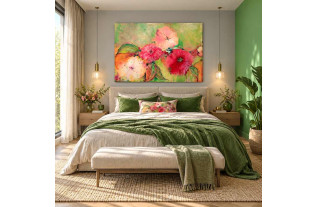 Tableau Verweven bloei – Irene Sijnesael | Decoration