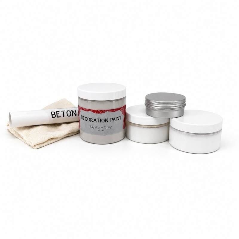 Beton Look Verfset – tot ca. 1,5 m² voor Meubels en Accessoires