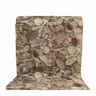 Antislipmat grijze keienlook | Decoration