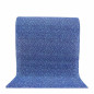 Tapis antidérapant avec une structure côtelée bleu-violet– 65 cm de large