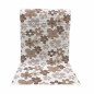 Non-slip mat with floral pattern – 65 cm wide