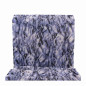 Tapis antidérapant à effet marbre violet – 65 cm de large