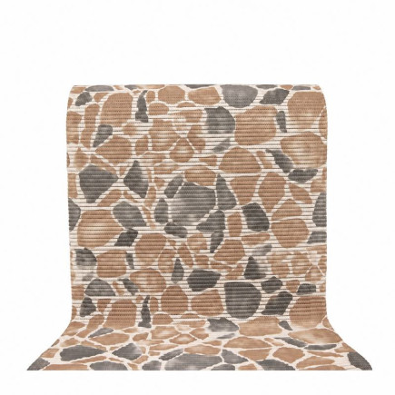 Stone-pattern non-slip mat 65 cm | Decoration
