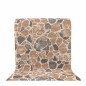 Tapis antidérapant à motif de pierres – 65 cm de large