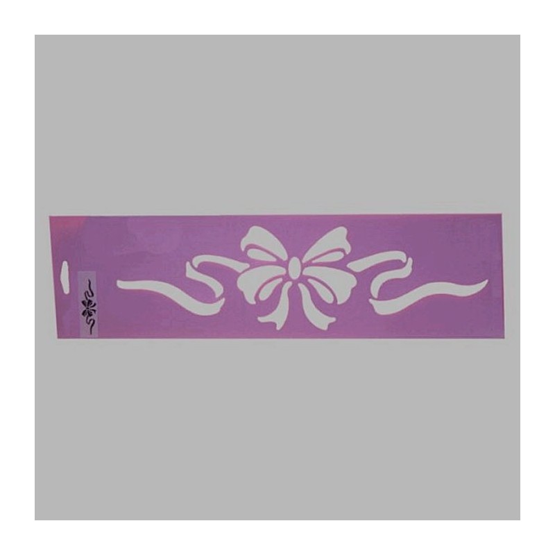 pochoir de s'incliner avec rubans couleur pourpre 12.5 x 45 cm pochoir de s'incliner avec rubans couleur pourpre 12.5 x 45 cm