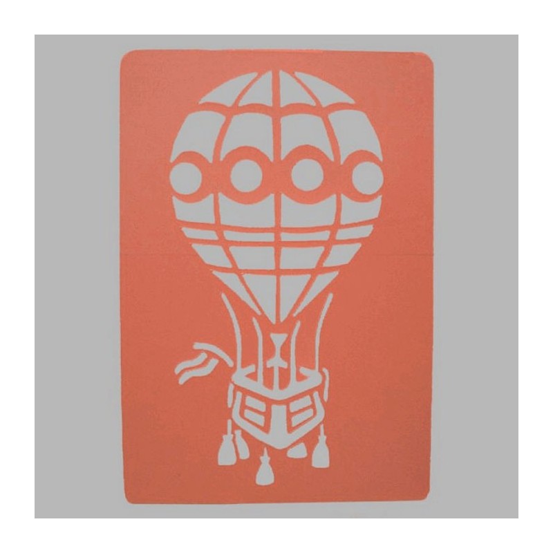 pochoir de ballon aérien transparent 26 x 38 cm lavable pochoir de ballon aérien transparent 26 x 38 cm lavable