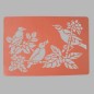 vogels op tak sjabloon transparant 26 x 38 cm afwasbaar vogels op tak sjabloon transparant 26 x 38 cm afwasbaar