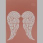 pochoir ailes d'anges transparent 21 x 29,7 cm lavable pochoir ailes d'anges transparent 21 x 29,7 cm lavable