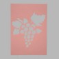 wine grapes stencil transparent 15 x 21 cm washable wine grapes stencil transparent 15 x 21 cm washable