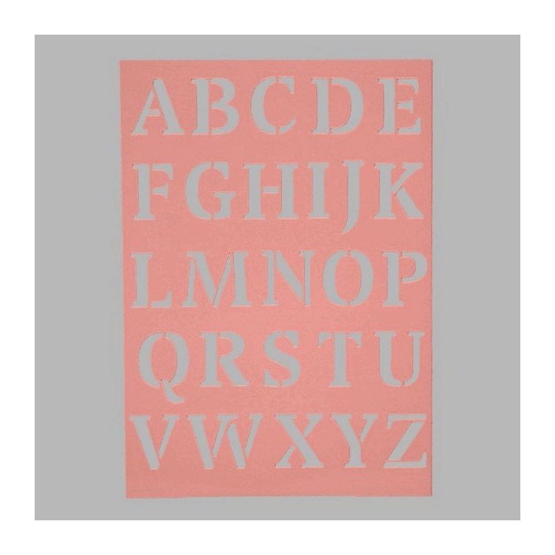 hoofdletters sjabloon transparant 15 x 21 cm afwasbaar hoofdletters sjabloon transparant 15 x 21 cm afwasbaar