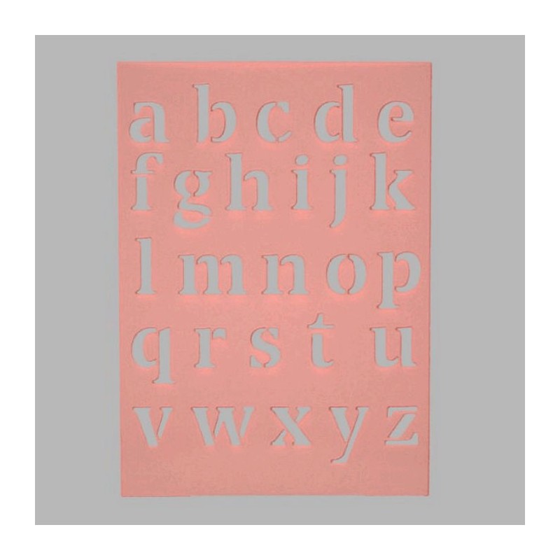 pochoir de petites lettres transparent 15 x 21 cm lavable pochoir de petites lettres transparent 15 x 21 cm lavable