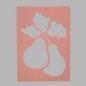 pears stencil transparent 15 x 21 cm washable pears stencil transparent 15 x 21 cm washable