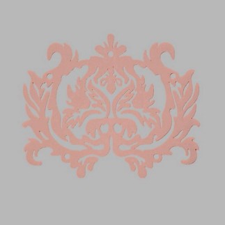 ornament sjabloon transparant 15 x 21 cm afwasbaar