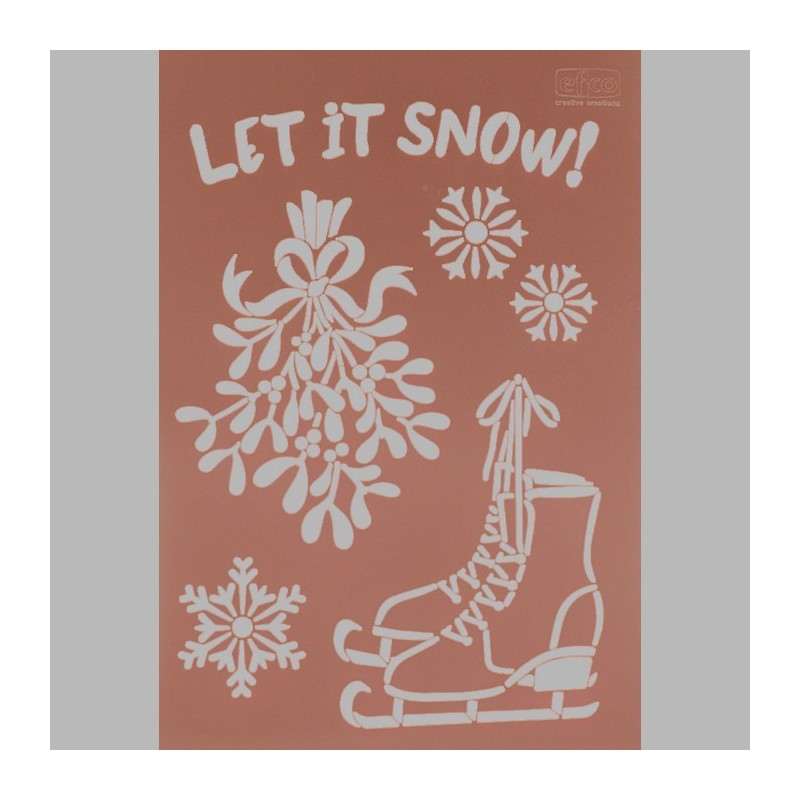 let it snow transparent 21 x 29,7 cm washable let it snow transparent 21 x 29,7 cm washable