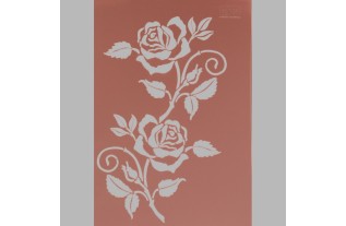 rozelaar sjabloon transparant 21 x 29,7 cm afwasbaar