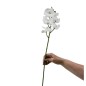 Orchidée Blanche en Soie