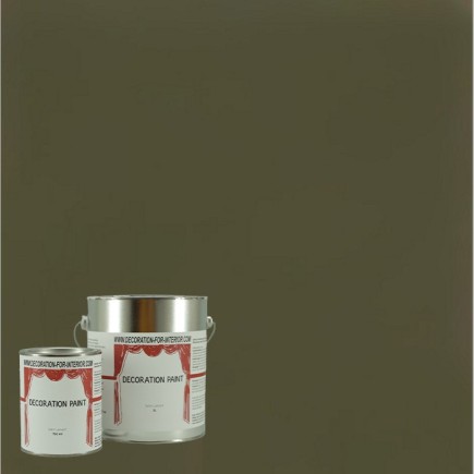 Peinture laquée professionnelle satinée OLIVE GREEN DECORATION PAINT